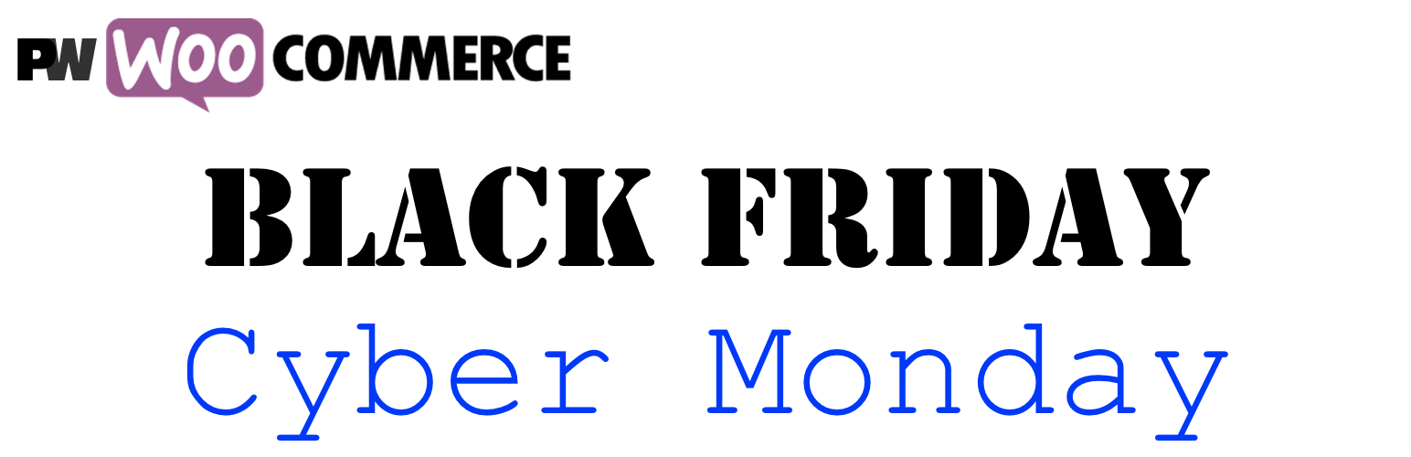 WooCommerce Black Friday Cyber Monday Logo