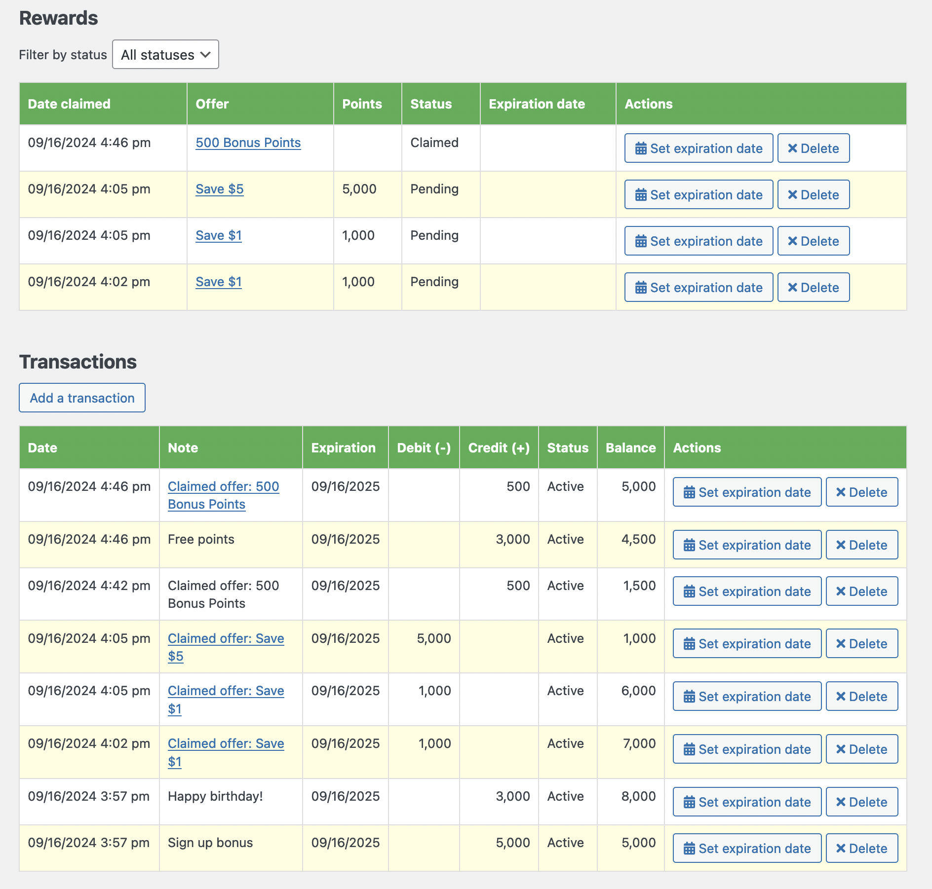 PW WooCommerce Loyalty Points and Rewards - Screenshot 16