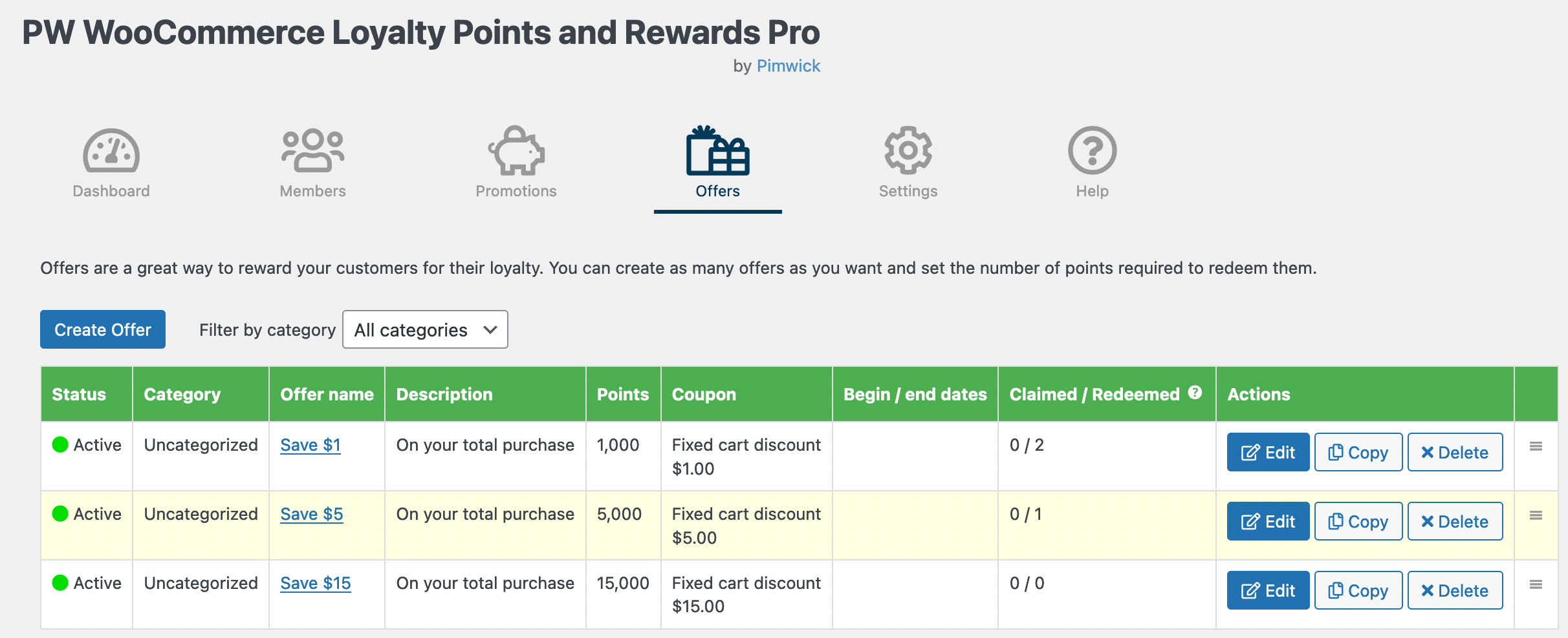 PW WooCommerce Loyalty Points and Rewards - Screenshot 9