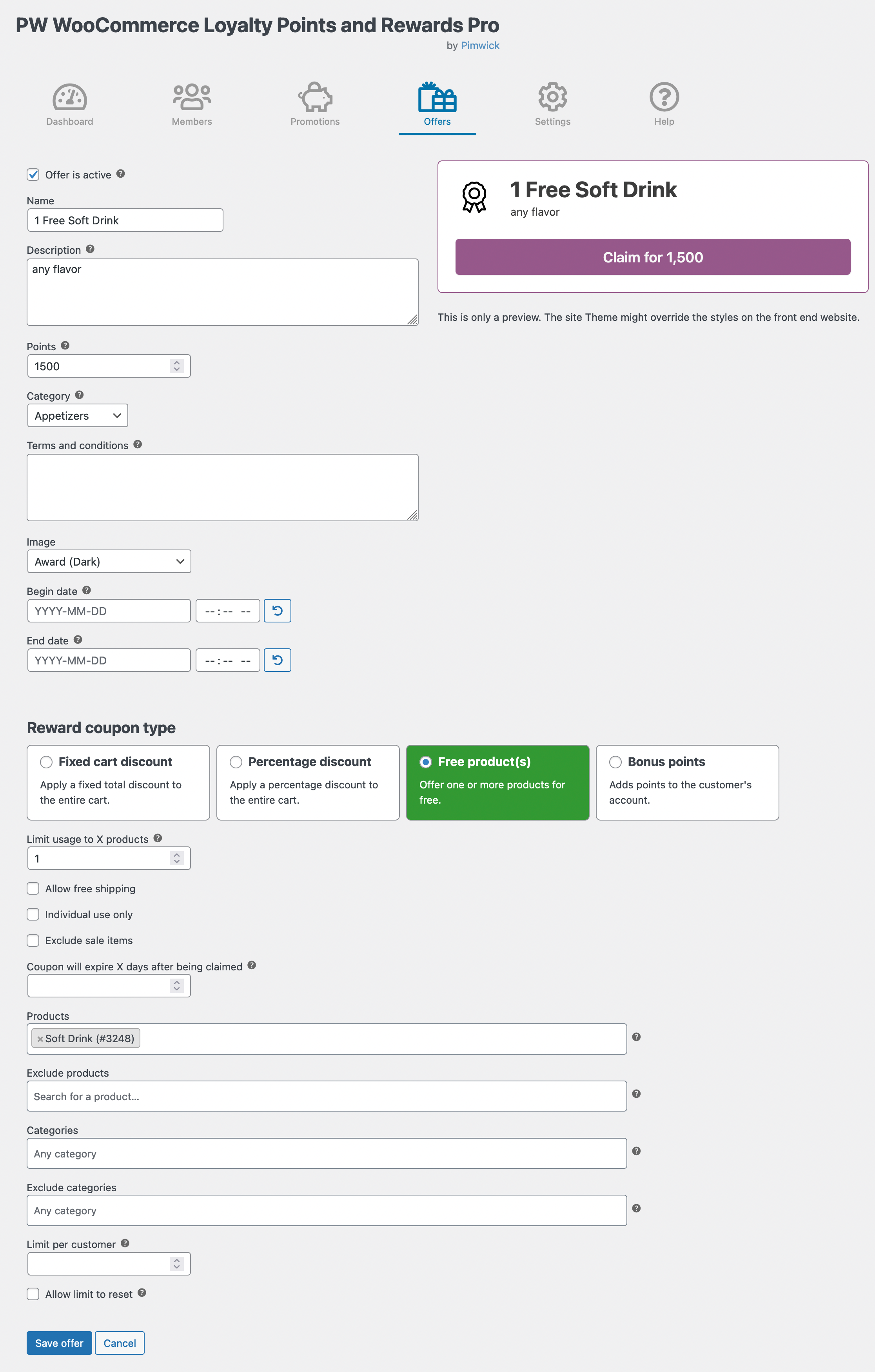 PW WooCommerce Loyalty Points and Rewards - Screenshot 10